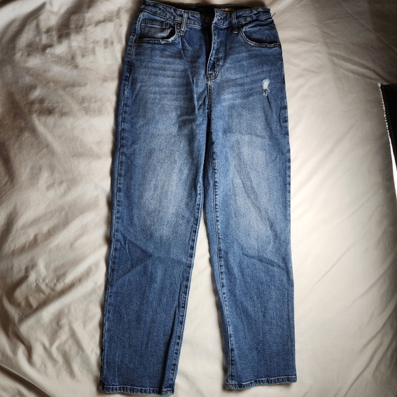 BCBGeneratiom Skatet Straight Blue Denim Jeans - Picture 3 of 7